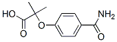 2-[4-(Aminocarbonyl)phenoxy]-2-methylpropanoic acid Structure,121809-54-9Structure