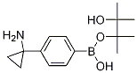 4-(1-Aminocyclopropyl)phenylboronic acid pinacol ester Structure,1218789-38-8Structure