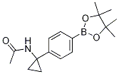 4-(1-Acetamidocyclopropyl)phenylboronic acid pinacol ester Structure,1218789-39-9Structure