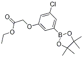 3-Chloro-5-(ethoxycarbonymethoxy)phenylboronic acid pinacol ester Structure,1218789-47-9Structure