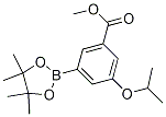 3-Methoxycarbonyl-5-isopropoxyphenylboronic acid pinacol ester Structure,1218789-57-1Structure