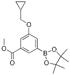 3-Methoxycarbonyl-5-(cyclopropylmethoxy)phenylboronic acid pinacol ester Structure,1218789-62-8Structure