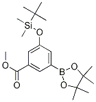 3-(T-butyldimethylsilyloxy)-5-(methoxycarbonyl)phenylboronic acid pinacol ester Structure,1218789-68-4Structure