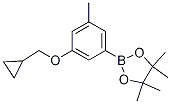 3-(Cyclopropylmethoxy)-5-methylphenylboronic acid pinacol ester Structure,1218789-80-0Structure