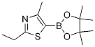 2-Ethyl-4-methylthiazole-5-boronic acid pinacol ester Structure,1218789-94-6Structure