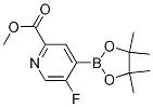 5-Fluoro-2-(methoxycarbonyl)pyridine-4-boronic acid, pinacol ester Structure,1218790-18-1Structure