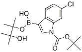 1-Boc-6-chloroindole-3-boronic acid pinacol ester Structure,1218790-24-9Structure