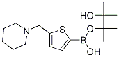 5-(1-Piperidinylmethyl)thiophene-2-boronic acid pinacol ester Structure,1218790-44-3Structure