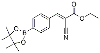 (E)-4-(2-cyano-3-ethoxy-3-oxoprop-1-enyl)phenylboronic acid, pinacol ester Structure,1218790-51-2Structure