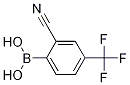 2-Cyano-4-(trifluoromethyl)phenylboronic acid Structure,1218790-84-1Structure