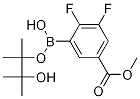 2,3-Difluoro-5-(methoxycarbonyl)phenylboronic acid pinacol ester Structure,1218791-19-5Structure