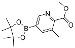 2-Methoxycarbonyl-3-methylpyridine-5-boronic acid pinacol ester Structure,1218791-31-1Structure