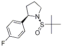 (R)-1-((r)-tert-butylsulfinyl)-2-(4-fluorophenyl)pyrrolidine Structure,1218989-47-9Structure