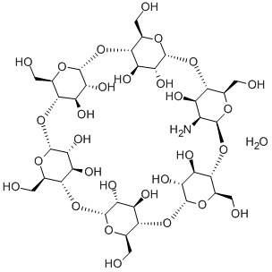 (2As,3as)-3a-amino-3a-deoxy-alpha-cyclodextrin Structure,121916-94-7Structure