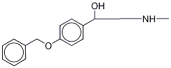 2-Methylamino-1-(4’-benzyloxyphenyl)phenyl)ethanol-13C2,15N Structure,1219216-73-5Structure