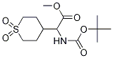 Methyl 2-(boc-amino)-2-(1,1-dioxo-4-tetrahydrothiopyranyl)acetate Structure,1219371-51-3Structure