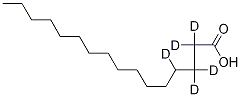 Hexadecanoic-2,2,16,16,16-d5 acid Structure,1219802-61-5Structure