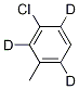 3-Chlorotoluene-2,4,6-d3 Structure,1219803-79-8Structure