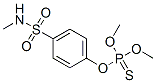 Thiophosphoric acid o,o-dimethyl o-[4-[(methylamino)sulfonyl]phenyl] ester Structure,122-17-8Structure