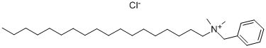 Benzyldimethyloctadecylammonium chloride Structure,122-19-0Structure