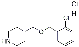 4-(2-Chloro-benzyloxymethyl)-piperidine hydrochloride Structure,1220017-37-7Structure