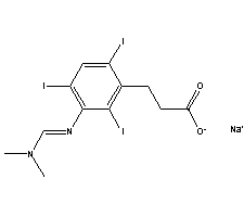 Ipodate sodium (200 mg) Structure,1221-56-3Structure