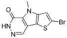 2-Bromo-4,6-dihydro-4-methyl-5h-thieno[2,3:4,5]pyrrolo[2,3-d]pyridazin-5-one Structure,1221186-56-6Structure