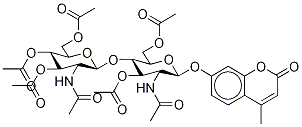 4-Methylumbelliferyl di-n-acetyl-beta-d-chitobiose peracetate Structure,122147-95-9Structure