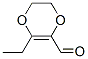 1,4-Dioxin-2-carboxaldehyde, 3-ethyl-5,6-dihydro-(9ci) Structure,122151-46-6Structure