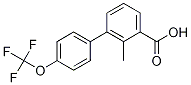 2-Methyl-4’-trifluoromethoxy-biphenyl-3-carboxylic acid Structure,1221722-10-6Structure