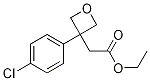 3-(4-Chlorophenyl)-3-oxetaneacetic acid ethyl ester Structure,1221819-51-7Structure