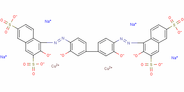 Direct blue 80 Structure,12222-00-3Structure