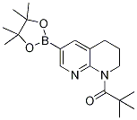 2,2-Dimethyl-1-(6-(4,4,5,5-tetramethyl-1,3,2-dioxaborolan-2-yl)-3,4-dihydro-1,8-naphthyridin-1(2h)-yl)propan-1-one Structure,1222533-83-6Structure