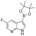 5-Fluoro-3-(4,4,5,5-tetramethyl-1,3,2-dioxaborolan-2-yl)-1h-pyrrolo[2,3-b]pyridine Structure,1222533-84-7Structure