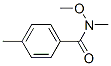 4,N-Dimethyl-N-methoxybenzamide Structure,122334-36-5Structure