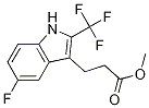 Methyl 3-(5-fluoro-2-(trifluoromethyl)-1h-indol-3-yl)propanoate Structure,1223418-35-6Structure