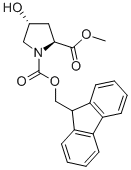 (2S,4R)-4-hydroxy-1,2-Pyrrolidinedicarboxylic acid 1-(9H-fluoren-9-ylmethyl) 2-methyl ester Structure,122350-59-8Structure