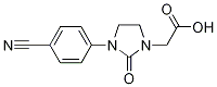 2-(3-(4-Cyanophenyl)-2-oxoimidazolidin-1-yl)acetic acid Structure,1223748-29-5Structure