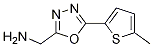 C-[5-(5-methyl-thiophen-2-yl)-[1,3,4]oxadiazol-2-yl]-methylamine Structure,1223748-45-5Structure