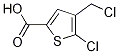 5-Chloro-4-(chloromethyl)thiophene-2-carboxylic acid Structure,1223748-49-9Structure