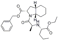 (2S,3as,7as)-1-[(2s)-2-[[(1s)-1-(ethoxycarbonyl)butyl]amino]-1-oxopropyl]octahydro-1h-indole-2-carboxylic acid benzyl ester Structure,122454-52-8Structure