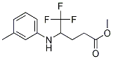 Methyl 5,5,5-trifluoro-4-(m-tolylamino)pentanoate Structure,1224599-55-6Structure