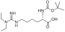 Boc-homoarg(et)2-oh Structure,122532-94-9Structure