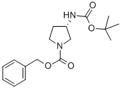 (S)-1-n-cbz-3-n-boc-amino pyrrolidine Structure,122536-74-7Structure