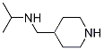 Isopropyl-piperidin-4-ylmethyl-amine Structure,1225475-79-5Structure