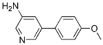 5-(4-Methoxyphenyl)pyridin-3-amine Structure,1225522-97-3Structure