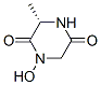 2,5-Piperazinedione,1-hydroxy-3-methyl-,(s)-(9ci) Structure,122556-76-7Structure