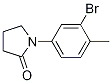 1-(3-Bromo-4-methylphenyl)pyrrolidin-2-one Structure,1226225-33-7Structure