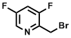 2-Bromomethyl-3,5-difluoropyridine Structure,1227516-28-0Structure