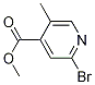 2-Bromo-5-methylisonicotinic acid methyl ester Structure,1227575-00-9Structure